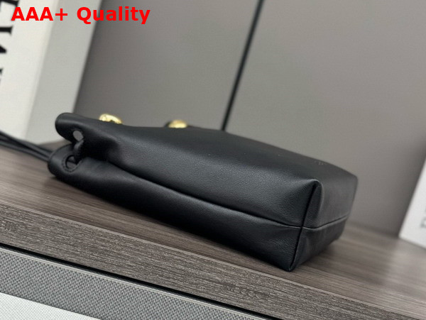 Loewe Pebble Pouch in Black Smooth Calfskin Replica