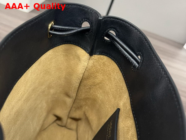 Loewe Pebble Pouch in Black Smooth Calfskin Replica