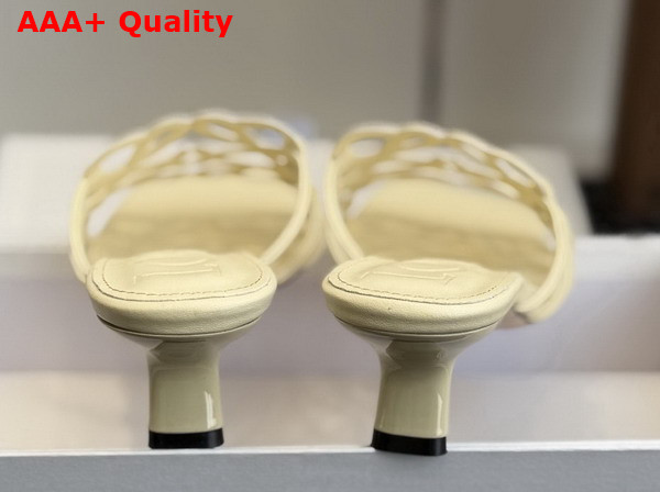 Loewe Petal Anagram Slide in Butter Soft Calfskin Replica