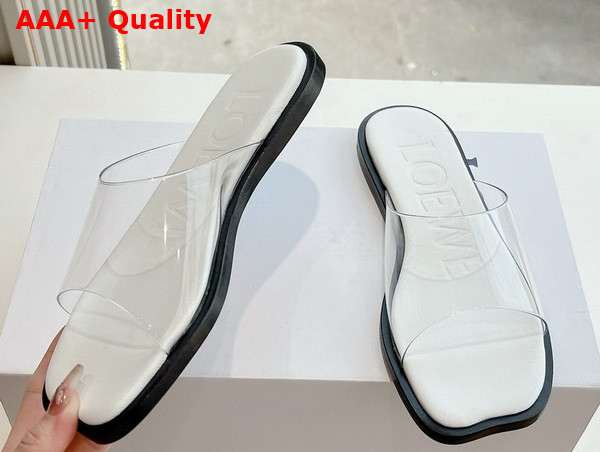Loewe Petal Slide in Transparent PVC Replica