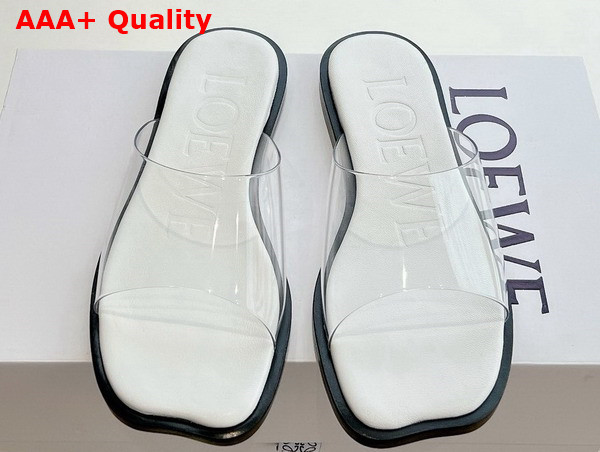 Loewe Petal Slide in Transparent PVC Replica