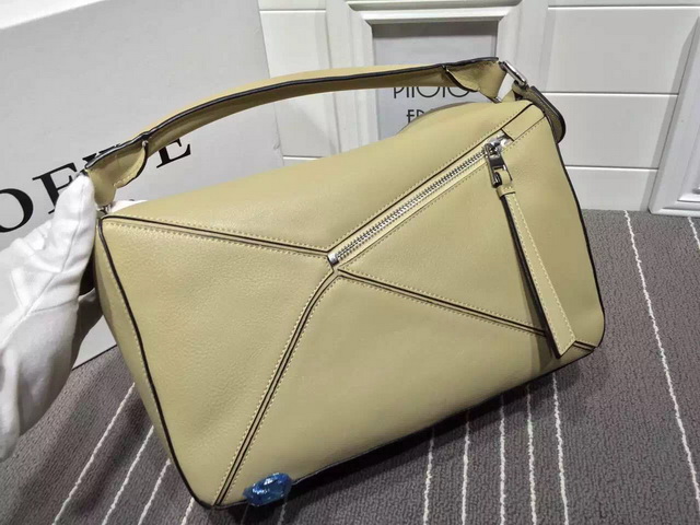 Loewe Puzzle Bag Beige Calf Leather for Sale