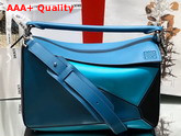 Loewe Puzzle Bag Dark Lagoon Black Classic Calf Replica