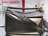 Loewe Puzzle Bag Grey and Khaki Classic Calf Replica