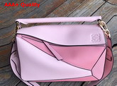 Loewe Puzzle Bag Light Pink Classic Calf Leather Replica