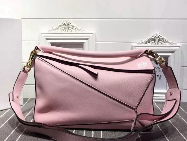 Loewe Puzzle Bag Pink Calf Leather for Sale