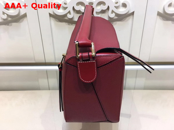 Loewe Puzzle Bag Red Grained Calfskin Replica