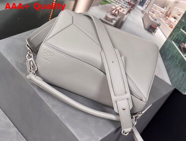 Loewe Puzzle Bag in Light Grey Classic Calfskin Replica