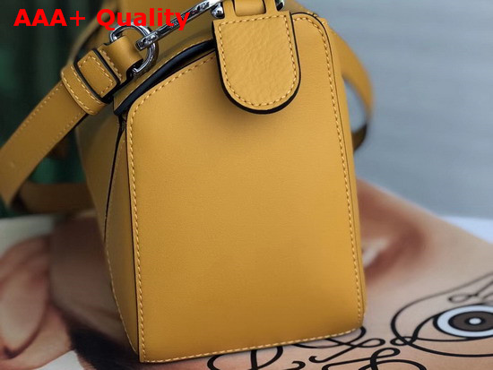 Loewe Puzzle Bag in Yellow Calfskin Replica