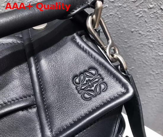 Loewe Puzzle Biker Bag in Black Calfskin Replica