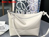 Loewe Puzzle Fold Pouch in Sea Salt Shiny Nappa Calfskin Replica
