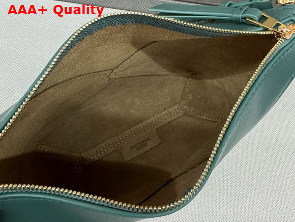 Loewe Puzzle Fold Pouch in Vetiver Shiny Nappa Calfskin Replica