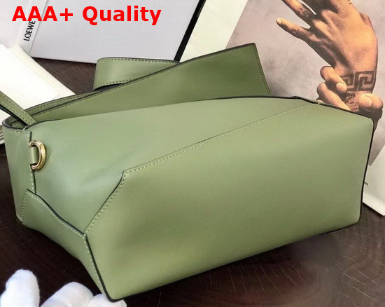 Loewe Puzzle Hobo Bag in Avocado Green Nappa Calfskin Replica