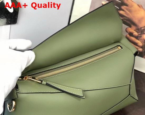 Loewe Puzzle Hobo Bag in Avocado Green Nappa Calfskin Replica