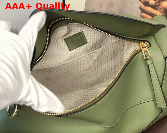 Loewe Puzzle Hobo Bag in Avocado Green Nappa Calfskin Replica