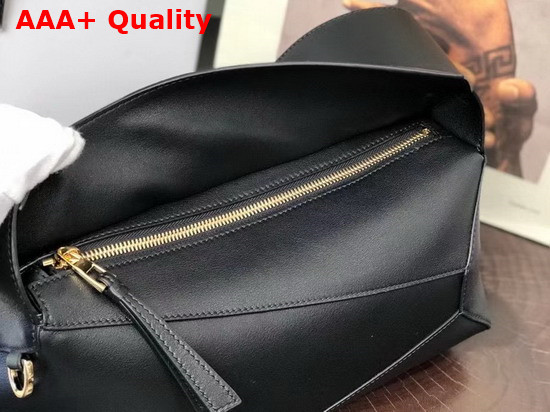 Loewe Puzzle Hobo Bag in Black Nappa Calfskin Replica