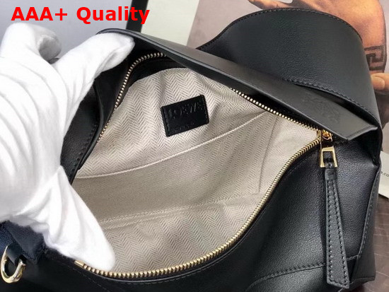 Loewe Puzzle Hobo Bag in Black Nappa Calfskin Replica
