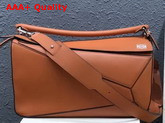 Loewe Puzzle Large Bag Tan Classic Calf Replica