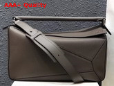 Loewe Puzzle Large Bag Taupe Soft Grained Calf Replica