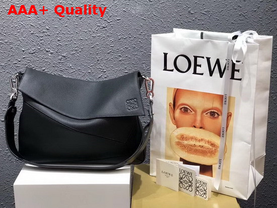 Loewe Puzzle Messenger Bag in Black Replica