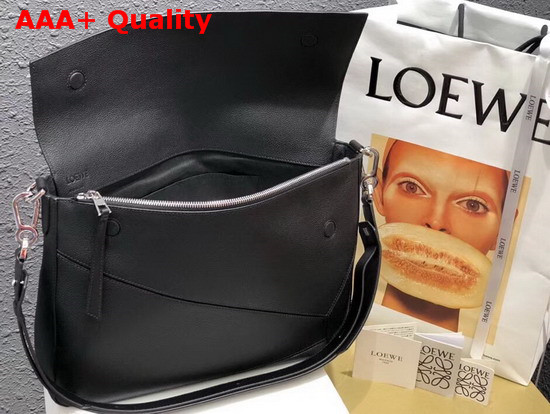 Loewe Puzzle Messenger Bag in Black Replica