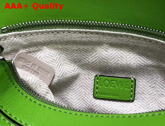 Loewe Puzzle Mini Bag Apple Green Classic Calf Replica