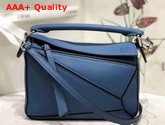 Loewe Puzzle Mini Bag Blue Classic Calf Replica