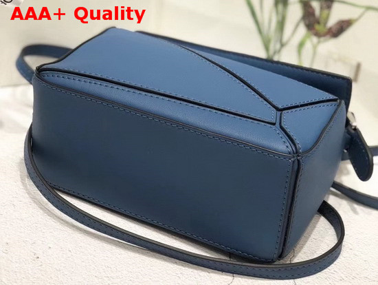 Loewe Puzzle Mini Bag Blue Classic Calf Replica