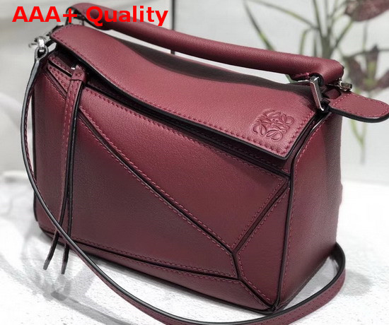 Loewe Puzzle Mini Bag Garnet Classic Calf Replica