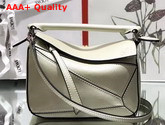 Loewe Puzzle Mini Bag Light Green Pearlized Calf Replica