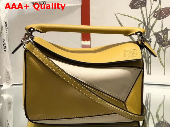 Loewe Puzzle Mini Bag Ochre Yellow Classic Calf Replica