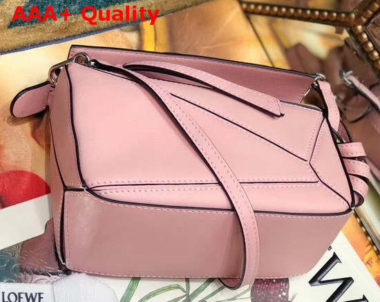 Loewe Puzzle Mini Bag Pink Classic Calf Replica