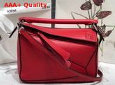 Loewe Puzzle Mini Bag Red Classic Calf Replica