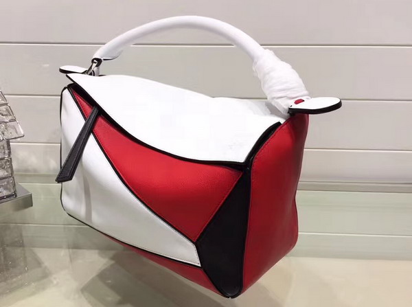 Loewe Puzzle Shoulder Bag Multicoloured Patchwork Leather For Sale