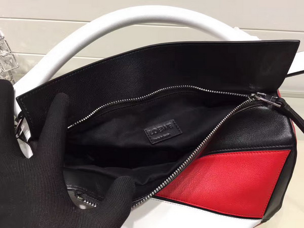 Loewe Puzzle Shoulder Bag Multicoloured Patchwork Leather For Sale