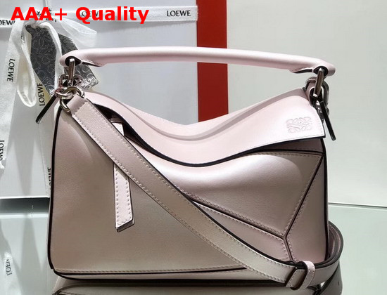 Loewe Puzzle Small Bag Icy Pink Pearlized Calf Replica