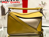 Loewe Puzzle Small Bag Ochre Yellow Classic Calf Replica