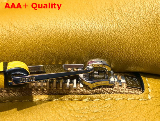 Loewe Puzzle Small Bag Ochre Yellow Classic Calf Replica
