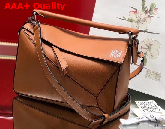 Loewe Puzzle Small Bag Tan Classic Calf Replica