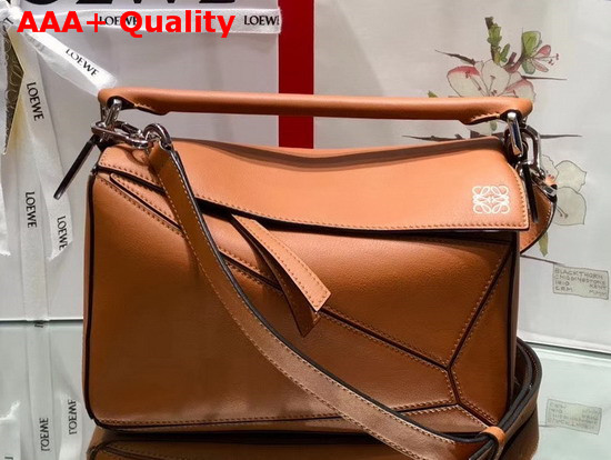 Loewe Puzzle Small Bag Tan Classic Calf Replica