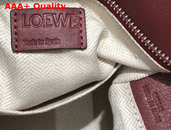 Loewe Puzzle Small Bag Wine Garnet Classic Calf Replica