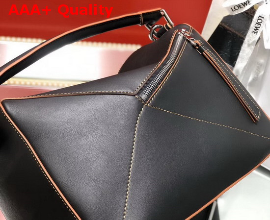 Loewe Puzzle Soft Bag Black Nappa Calf Replica