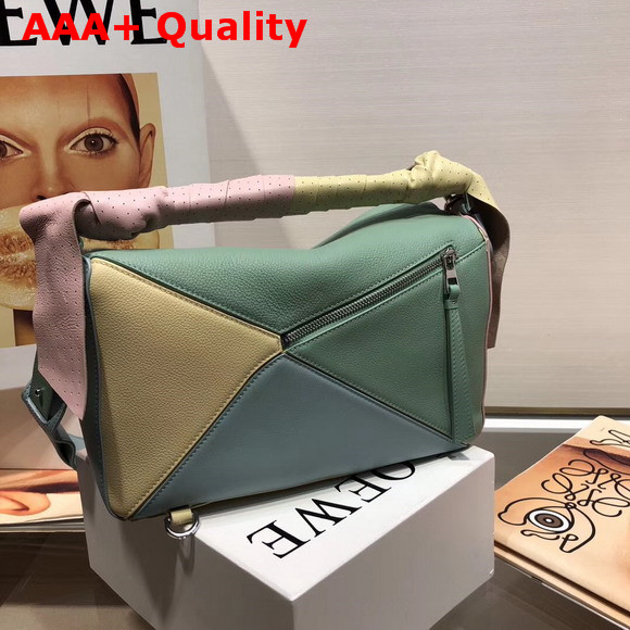 Loewe Puzzle Wrap Bag Multicolor Soft Grained Calf Replica
