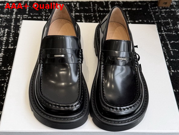Loewe Sierra Loafer in Black Brushed Calfskin Replica