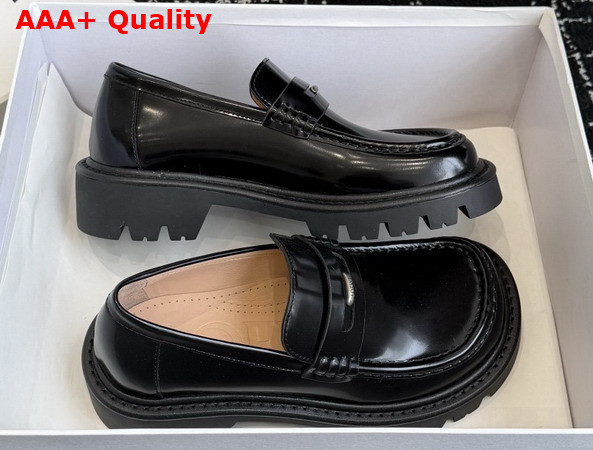 Loewe Sierra Loafer in Black Brushed Calfskin Replica