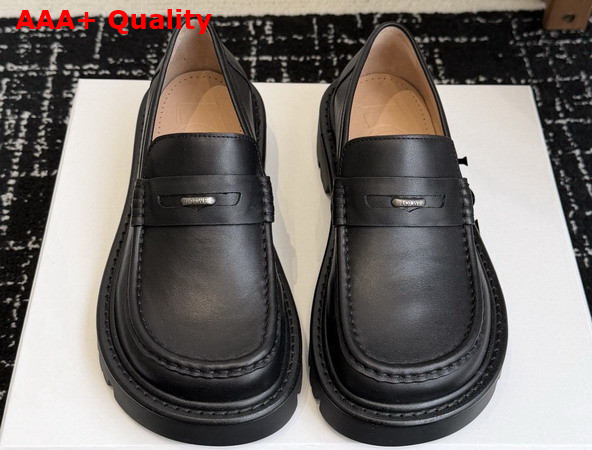 Loewe Sierra Loafer in Black Smooth Calfskin Replica