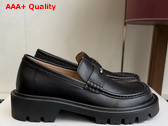 Loewe Sierra Loafer in Black Smooth Calfskin Replica