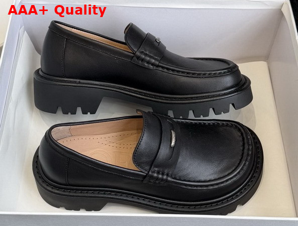 Loewe Sierra Loafer in Black Smooth Calfskin Replica