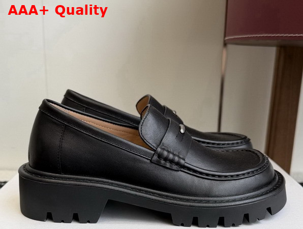Loewe Sierra Loafer in Black Smooth Calfskin Replica