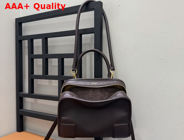 Loewe Small Amazona 180 Bag in Dark Chestnut Soft Calfskin Replica